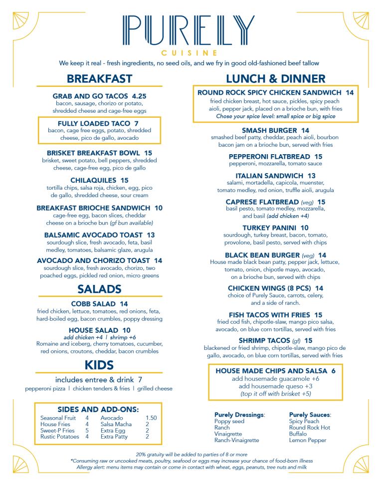purely menu design 01