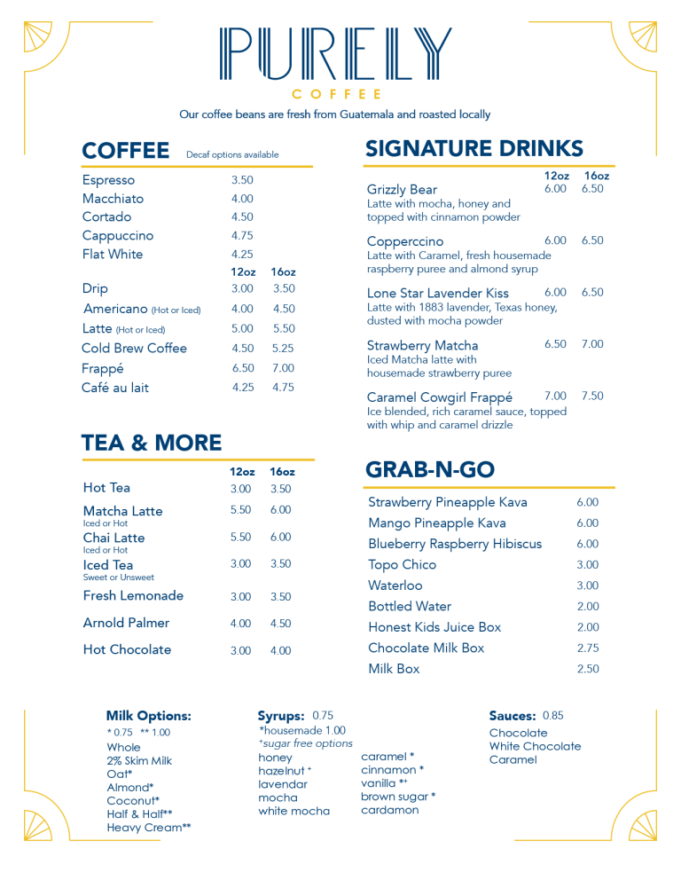 purely menu design 02